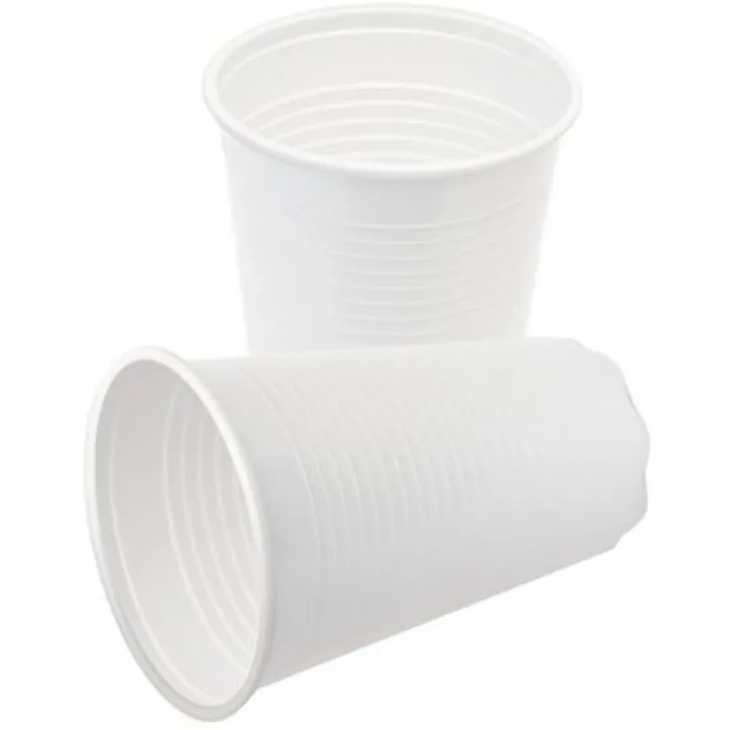 Reducere extra PROPACK Plastic alb pahar 2 dl