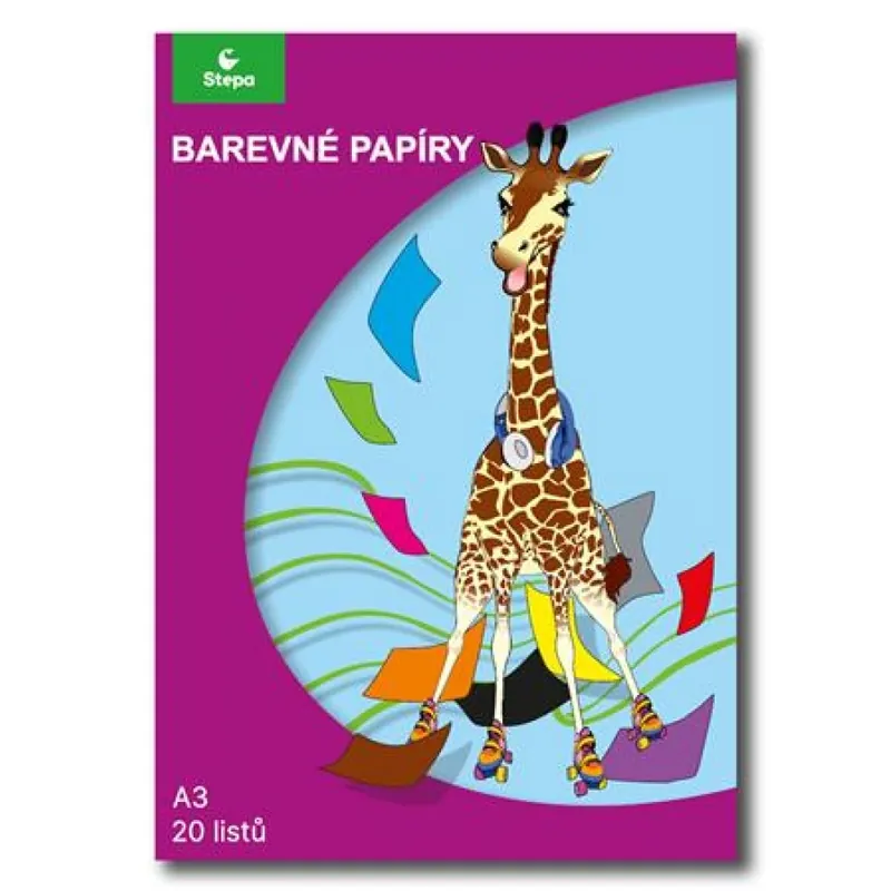 Plată securizată STEPA Color hârtie A3 80g 10x2 lap mixt colorate