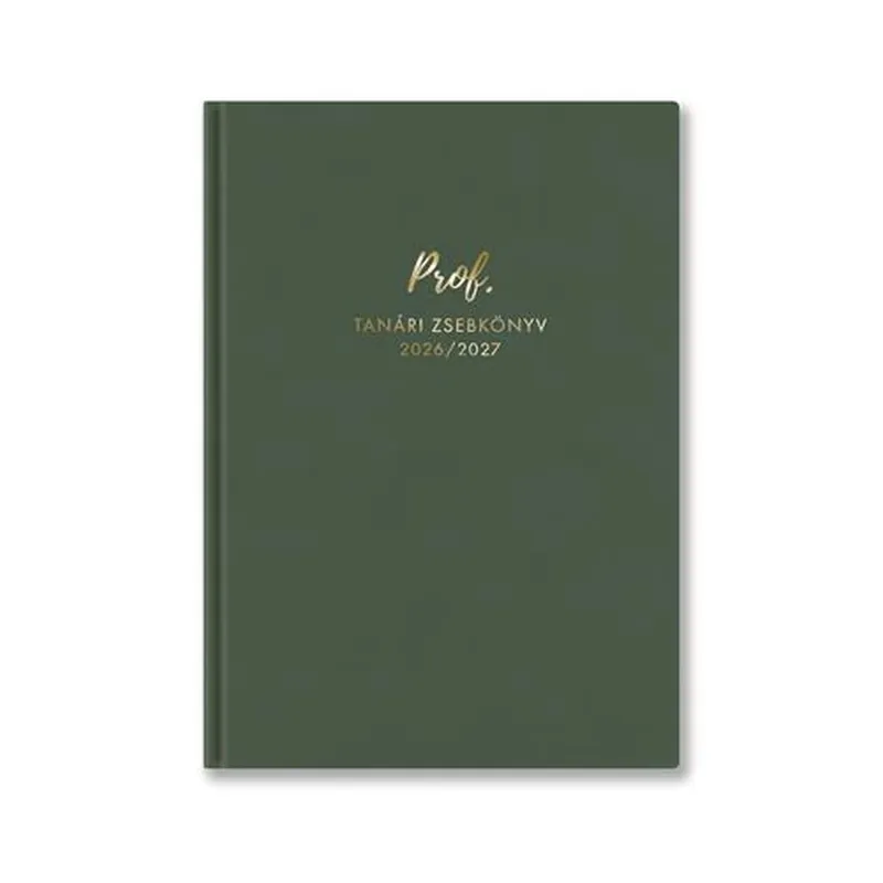 Retur gratuit TOPTIMER Profesor carte de buzunar A5 săptămânal 2026/2027 închis verde măsliniu NKTSKU