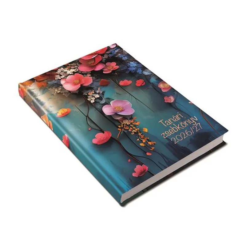 REALSYSTEM Profesor carte de buzunar A5 săptămânal 2026/2027 floral NAT531171U Lichidare de stoc