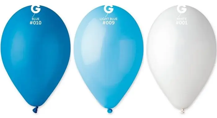 Balon 26 cm albastru Popular
