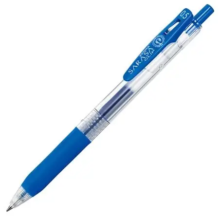 Popular ZEBRA Sarasa Clip stilou de jeleu apasa butonul cobalt albastru