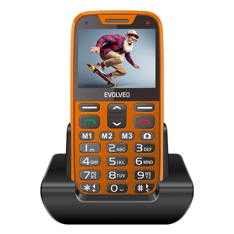 Retur ușor EVOLVEO EasyPhone XR EP-601 portocaliu