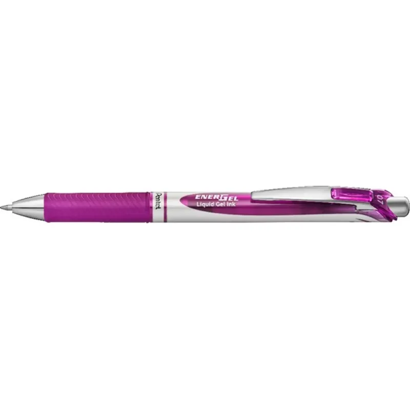 PENTEL BL77-V4X EnerGel 0.7mm cu gel rollertoll magenta Promoție