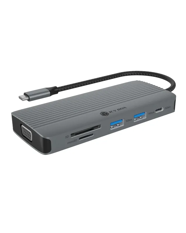 ICY BOX IB-DK4040a-CPD USB Type-C Notebook DockingStation Reducere extra