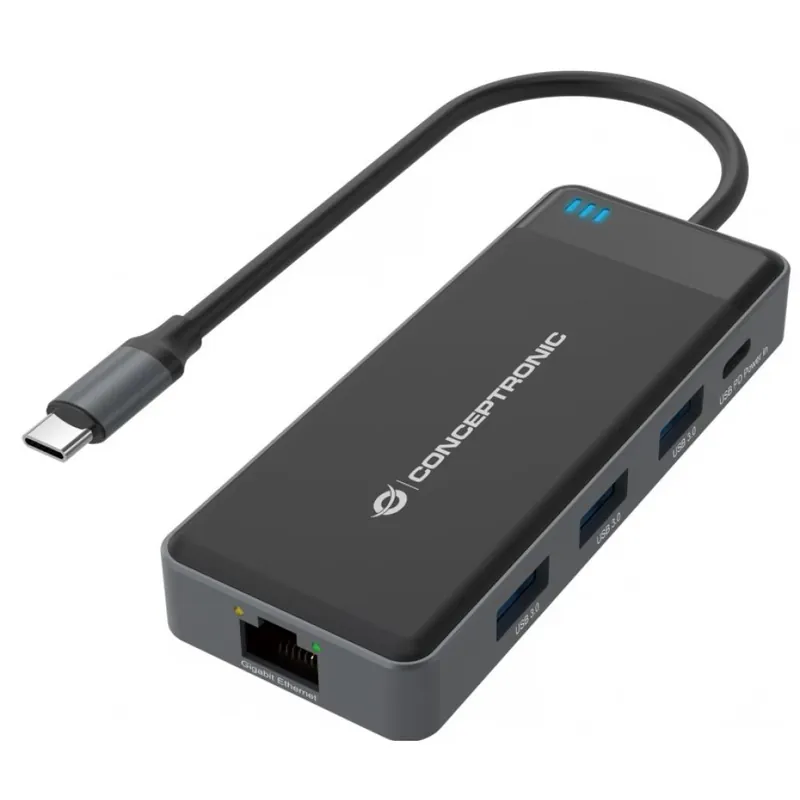 CONCEPTRONIC DONN14G 7-in-1 USB 3.2 Gen 1 Docking Station Ofertă limitată