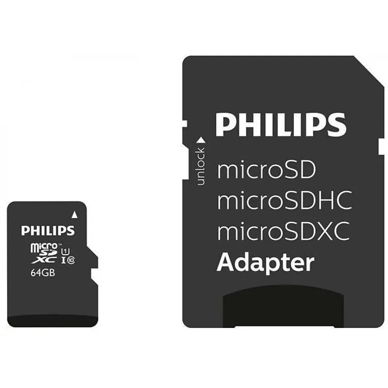 Livrare gratuită PHILIPS Standard 64GB MicroSDXC 10 MB/s PH666868