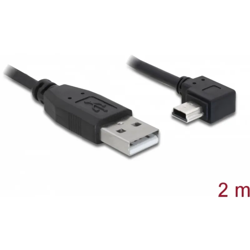 DELOCK USB Mini USB Convertor Negru 2m 82682 Bestseller