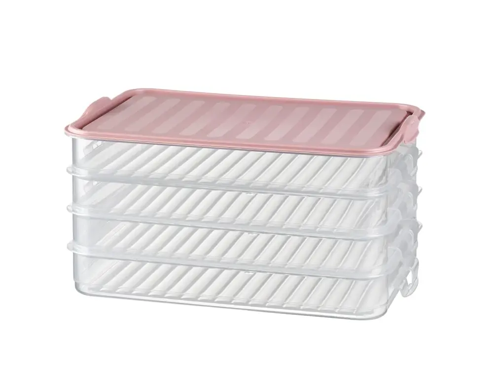 IRIS GONDOL G-462 EASY-CLICK négyszintes depozitarea alimentelor set 4x750ml Reducere specială
