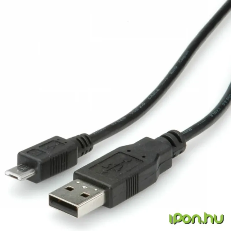 ROLINE USB Micro USB Conector Negru 80cm 11.02.8754-10 Plată sigură