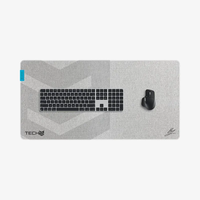 ARTIMO Desk Mat - Loom Series - Premiu stofă mousepad M (80x40 cm) - Gri deschis - Limited Edition - Tech2.hu Plată sigură