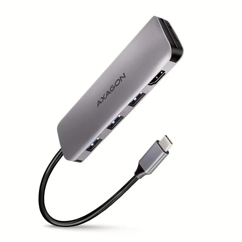 AXAGON HMC-HCR3A SuperSpeed USB-C COMBO 5in1 hub Nu rata