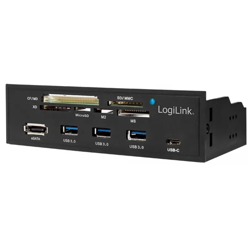 Premium LOGILINK UA0341 USB 3.0 hub cititor de carduri intern negru