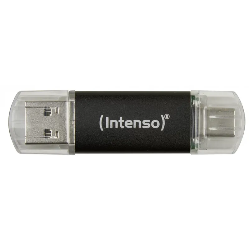 INTENSO Twist Line 64GB USB 3.0 + USB 3.0 Type C Negru Ofertă