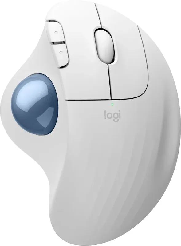LOGITECH Ergo M575S - cablu fără trackball Piszkosfehér + albastru glonț Promoție