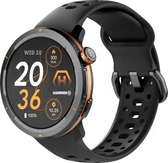 Doar azi HAMMER Watch 2 Lite negru-portocaliu