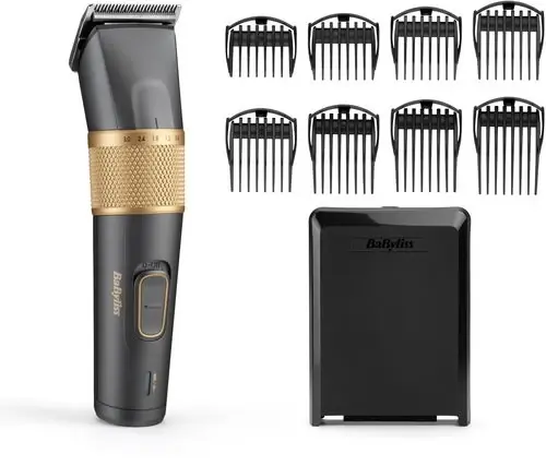 Livrare rapidă BABYLISS E987E Graphite Precision cu fir/cablat fără aparat de tuns părul gafit gri