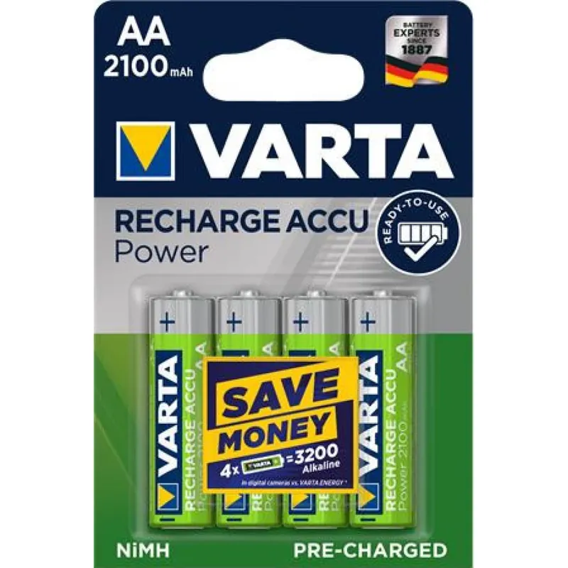 VARTA Recharge creion akku (AA) 2100mAh 4buc Retur gratuit