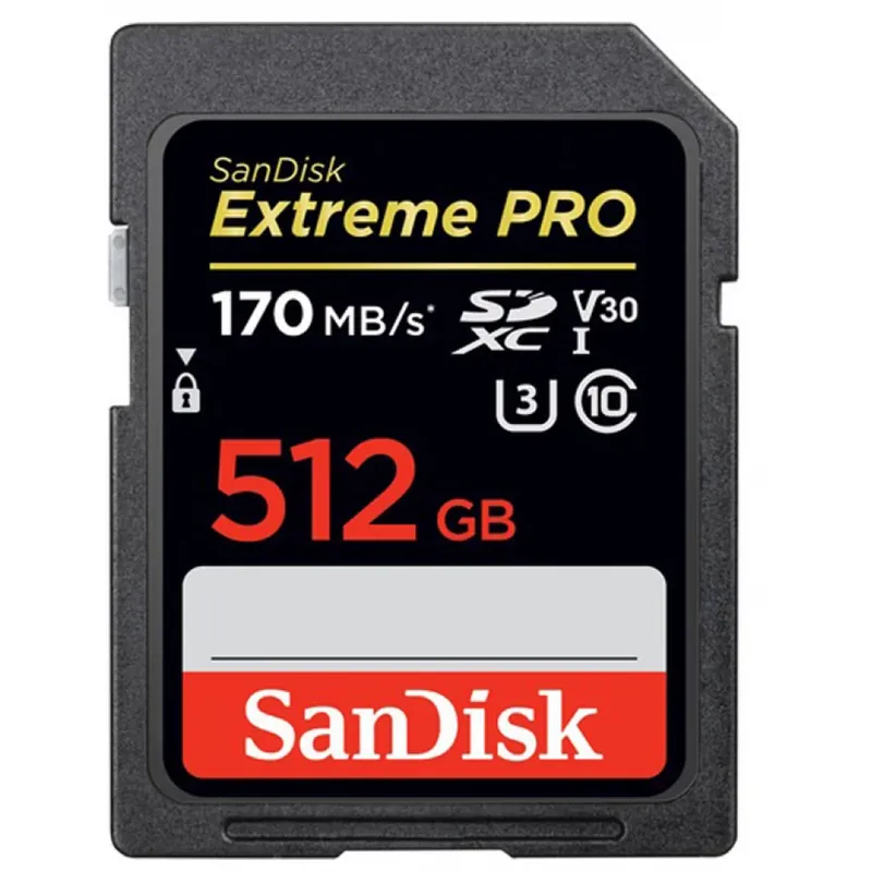 SANDISK Extreme Pro 512GB SDXC MB/s 121598 Expediere rapidă