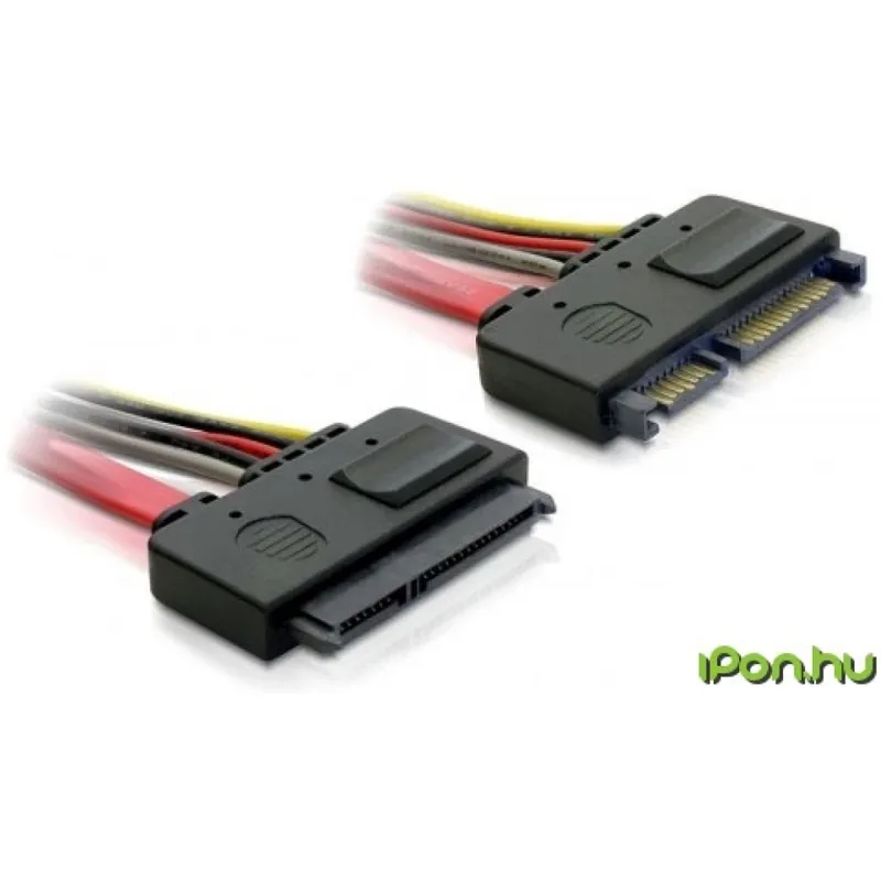 DELOCK SATA + Nutriție prelungitor roșu 20cm 84362 Plată securizată
