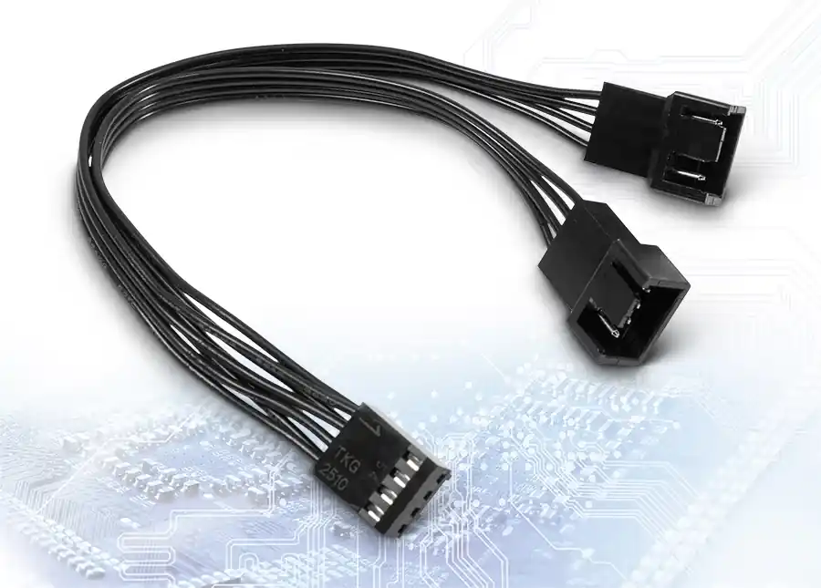 INTER-TECH 2/3/4 pin Splitter Negru 15cm 88885521 Ofertă