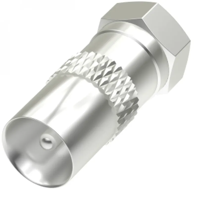 Promoție HAMA Koax F Convertor Silver 3cm 205221