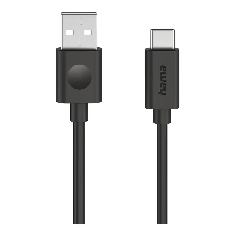 HAMA USB 2.0 Type C Încărcător/date Negru 1.2m 00086447 Popular
