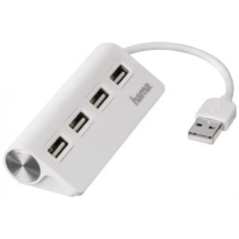 Super ofertă HAMA USB 2.0 HUB (4buc USB port) alb