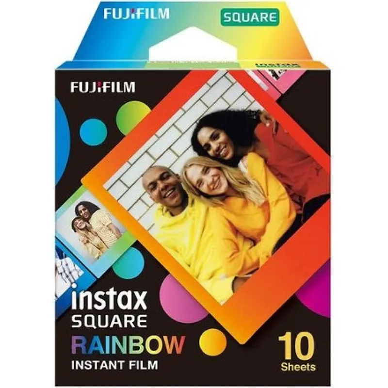 Reducere extra FUJI Instax SQUARE film RAINBOW 10 lap
