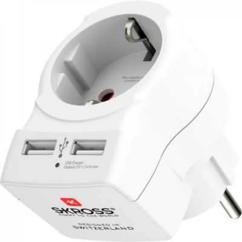 Cel mai bun preț SKROSS 1.500282 Europe to Europe 2x USB