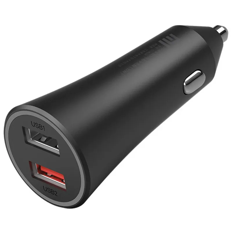 XIAOMI Mi Mașină rapid încărcător 2xUSB 2.4A negru Discount