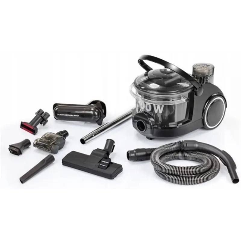 MPM MOD-47 cu filtru apă umed-uscat aspirator 2400W HEPA 13 negru Livrare gratuită