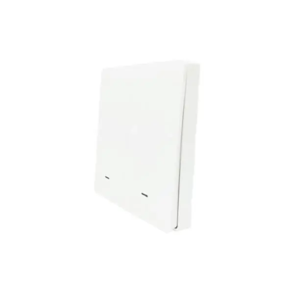 Popular SMARTWISE SMW-BUN-BRFW2 BRFW2 2 gombos wireless RF mural comutator alb cu panou frontal