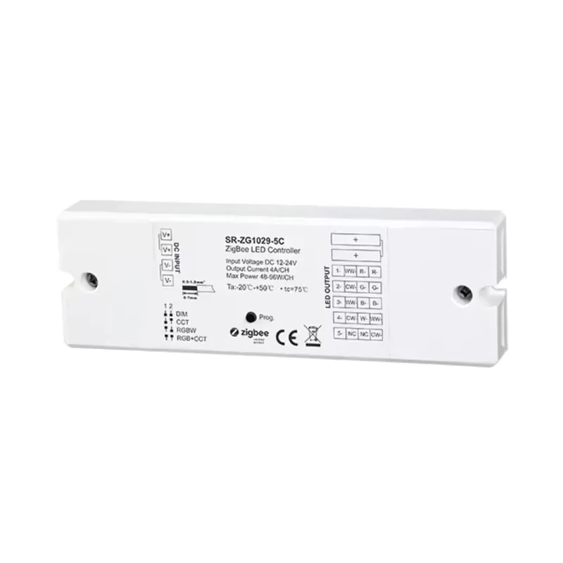 SUNRICHER Zigbee 4-in-1, în RGBW / RGB CCT LED controller 4A/csatorna 12/24V DC Doar azi