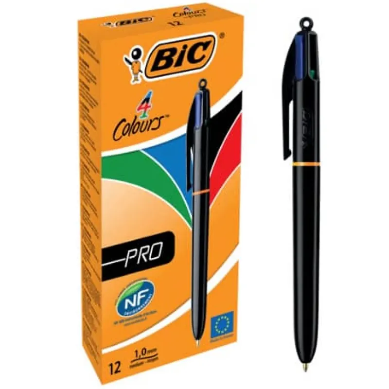 BIC 4 Colours Pro pix 0.32 mm apasa butonul négyszínű Calitate înaltă