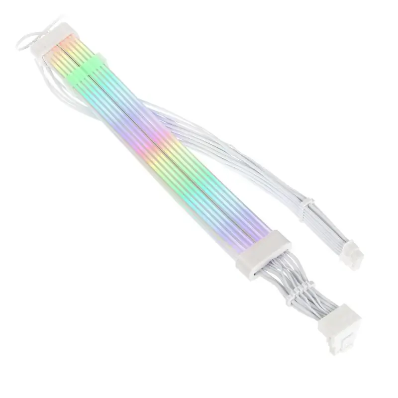 Cel mai vândut KOLINK PCI Express 12 pin Nutriție Alb 70cm UR-12-V2X6-ARGB