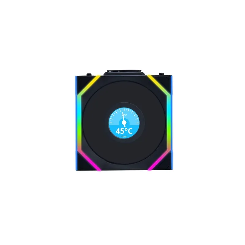 LIAN LI UNI FAN SL Wireless LCD 120 negru inversa giruetă Livrare gratuită