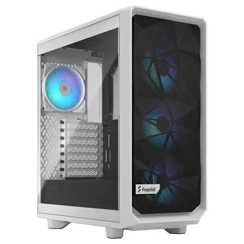 Transport gratuit FRACTAL DESIGN Meshify 2 Compact RGB White TG Clear
