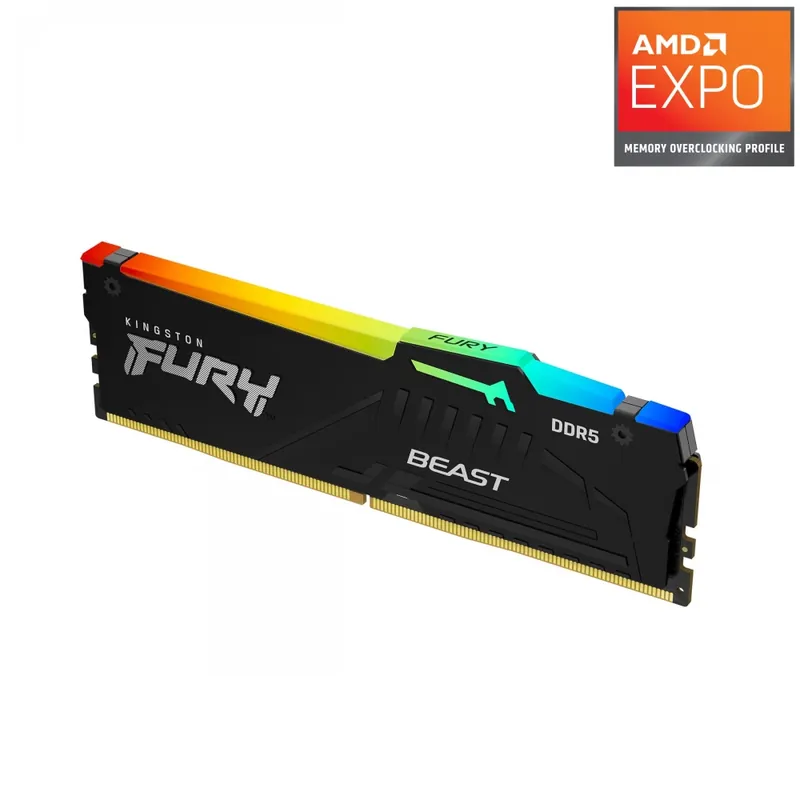 KINGSTON FURY 32GB Beast RGB EXPO DDR5 6000MHz CL30 KF560C30BBEA-32 Retur gratuit