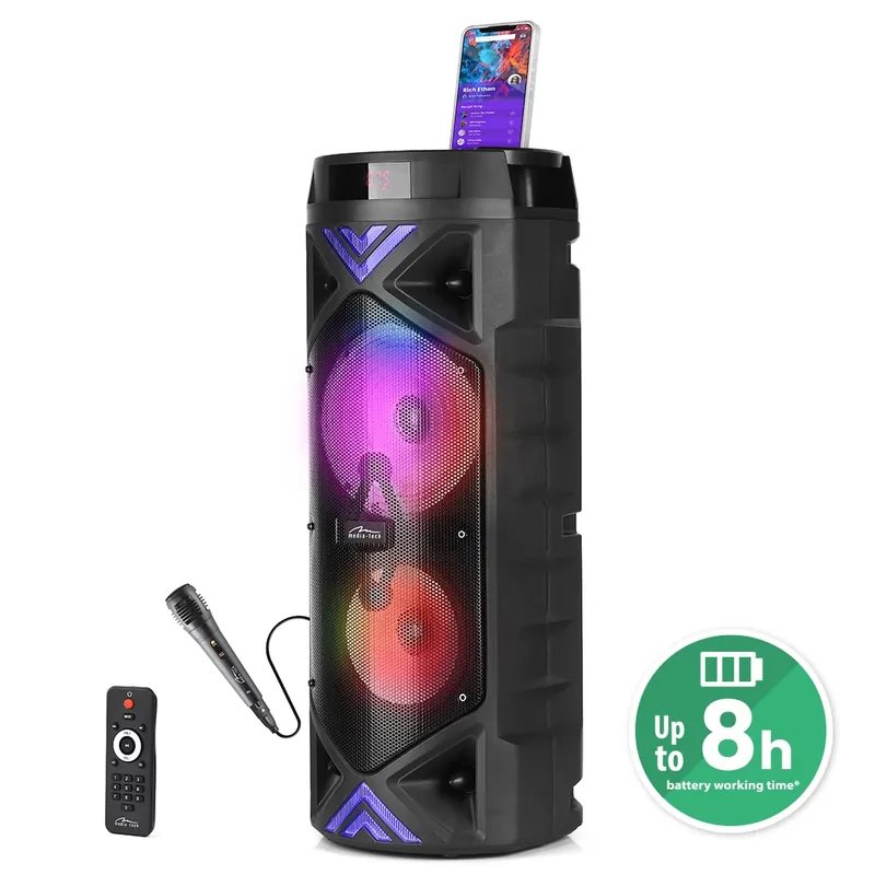 Vezi acum MEDIA-TECH MT3182 FUNBOX KEG PRO XXL Party Difuzor cu microfon
