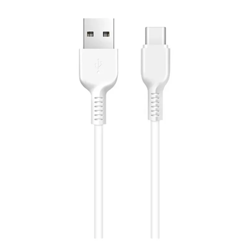 HOCO X20 cablu de date USB - Type-C, törésgátló, ALB Preț redus