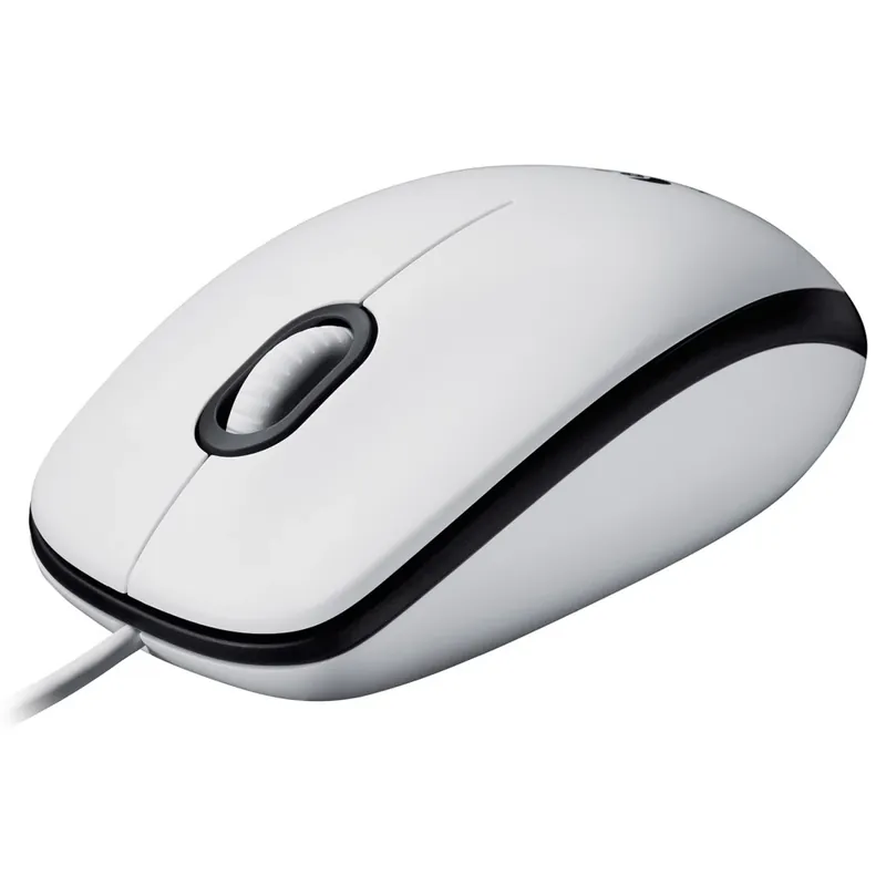 Ofertă limitată LOGITECH M100 Optic cu cablu mouse USB - alb