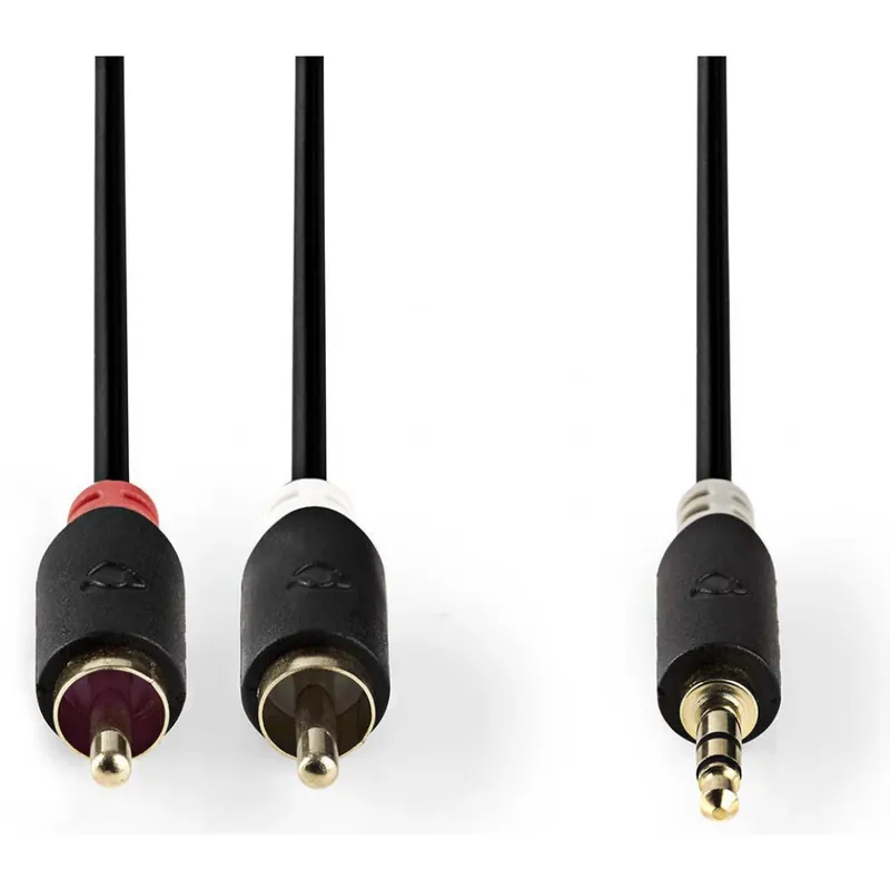 NEDIS Jack RCA Convertor Antracit 3m CABW22200AT30 Comandă acum