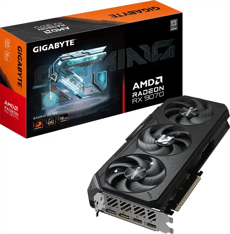 GIGABYTE GV-R9070GAMING OC-16GD Radeon RX 9070 16GB GDDR6 GAMING OC PCIE Noutate