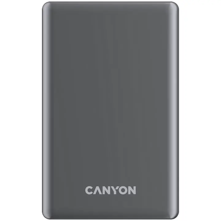 CANYON OneCharge 505 Slim MagSafe Power Bank 5000mAh 20W gri închis Noutate